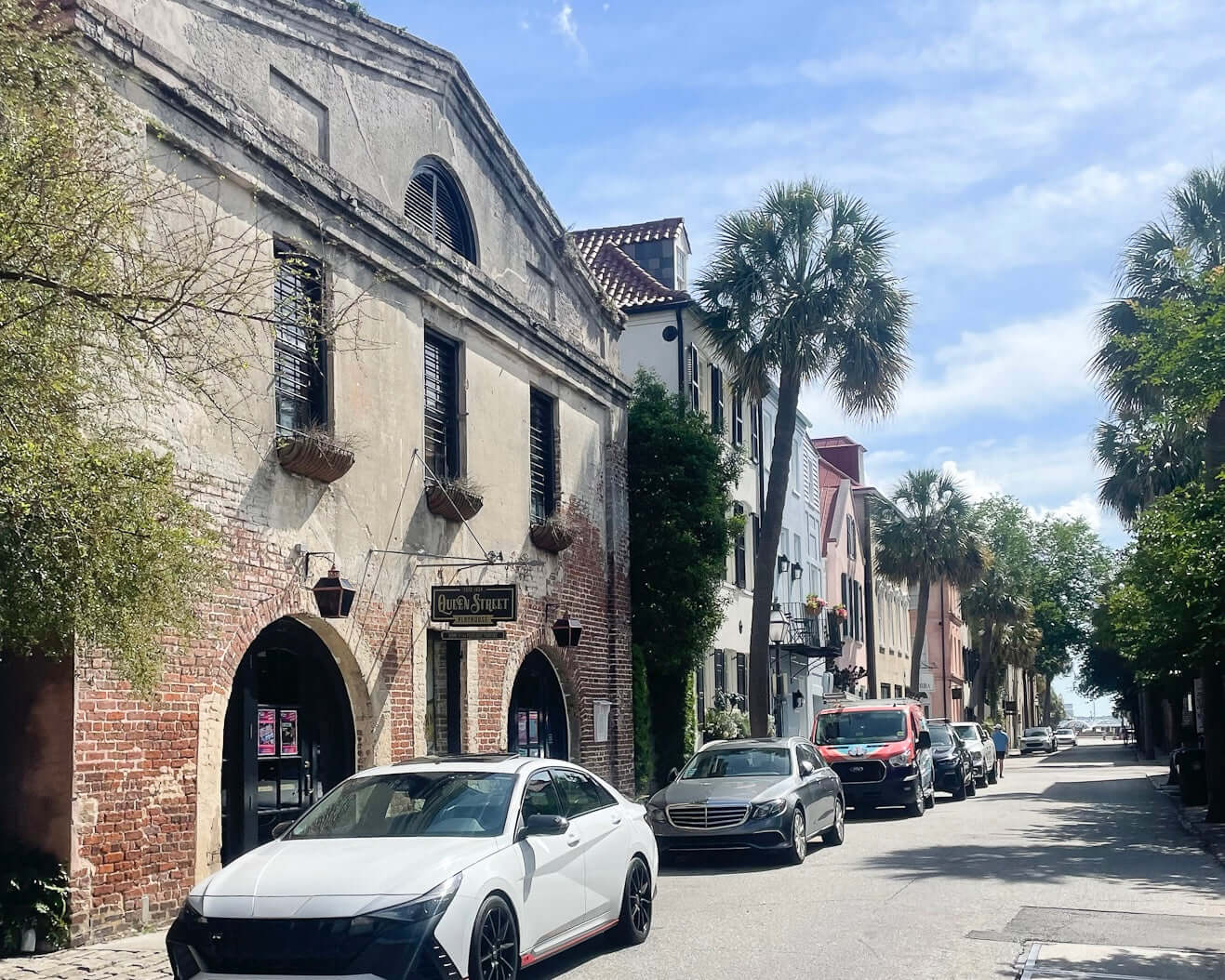 Street in downtown Charleston South Carolina