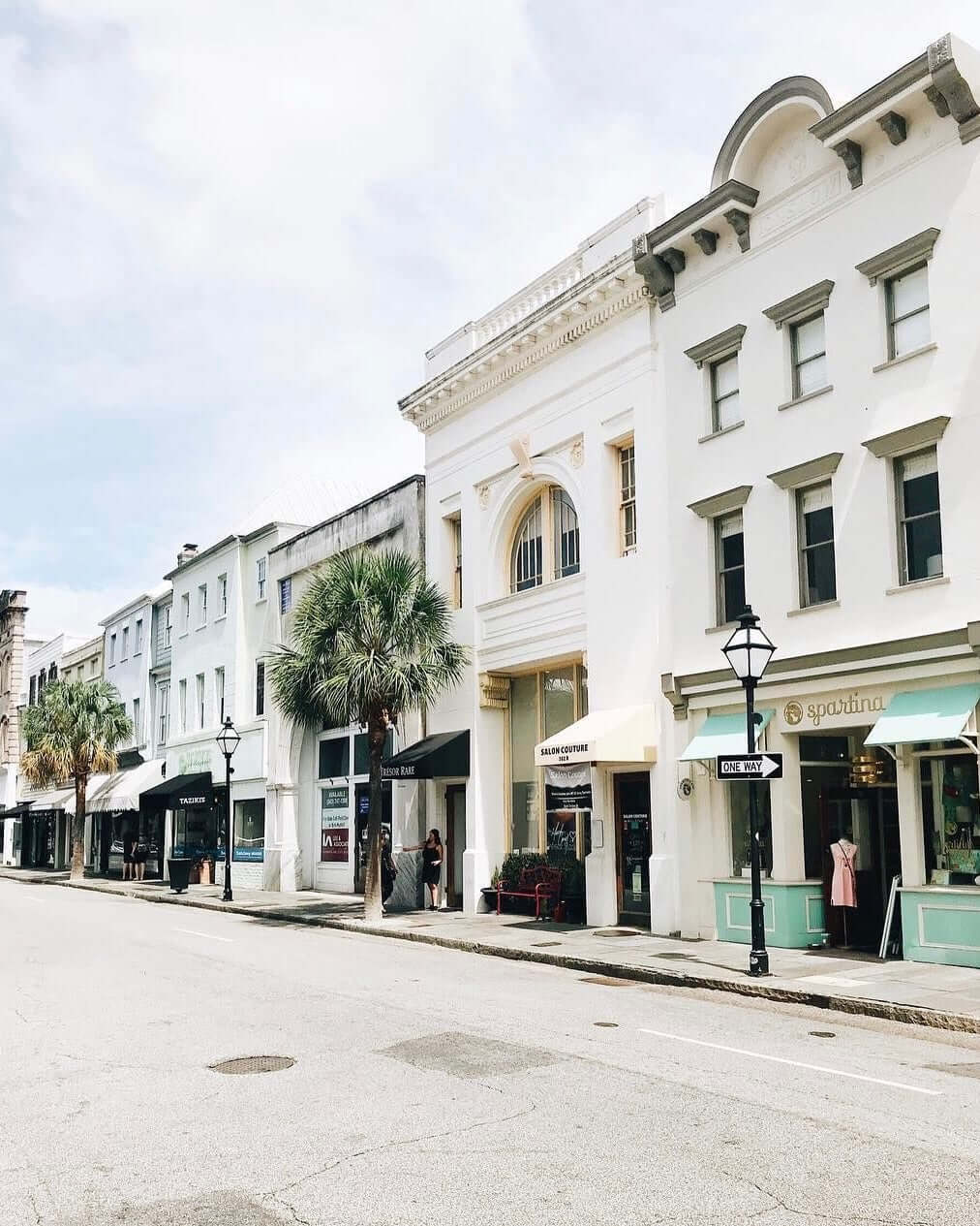 King Street shopping in Charleston South Carolina